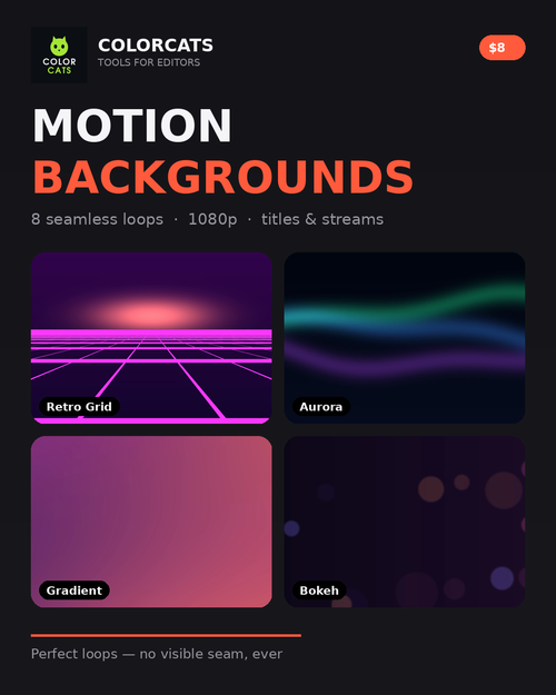 Drift — Motion Backgrounds