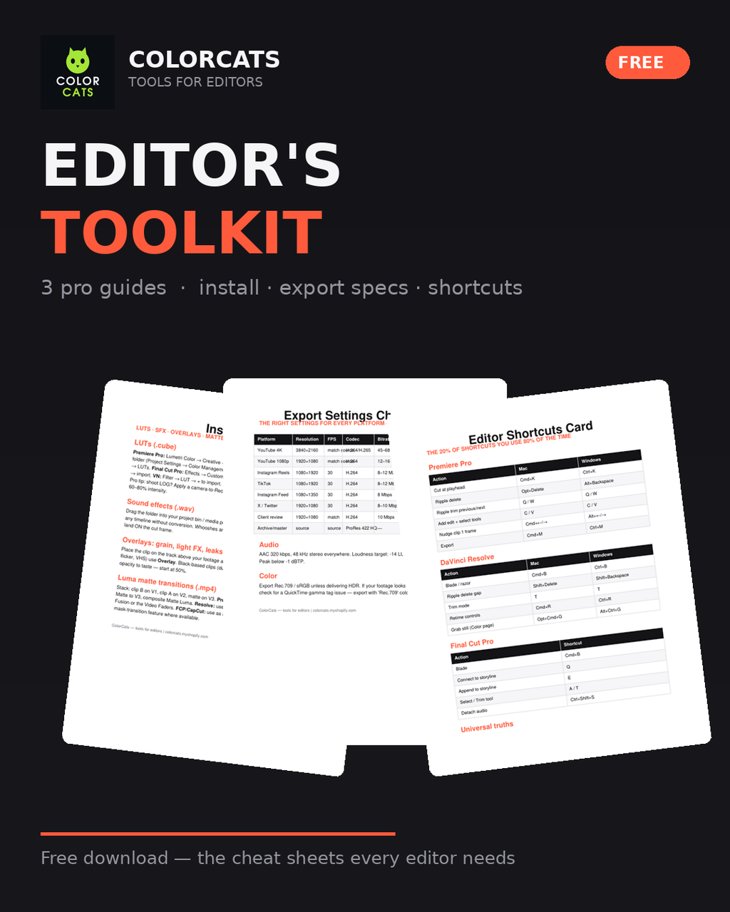 Scout — Editor's Toolkit