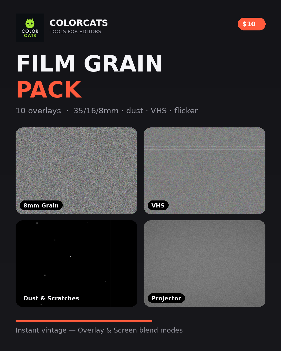 Grit — Film Grain Pack