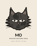 Mo the ColorCats house cat — Master Editors Pack, 7 packs and 200+ files